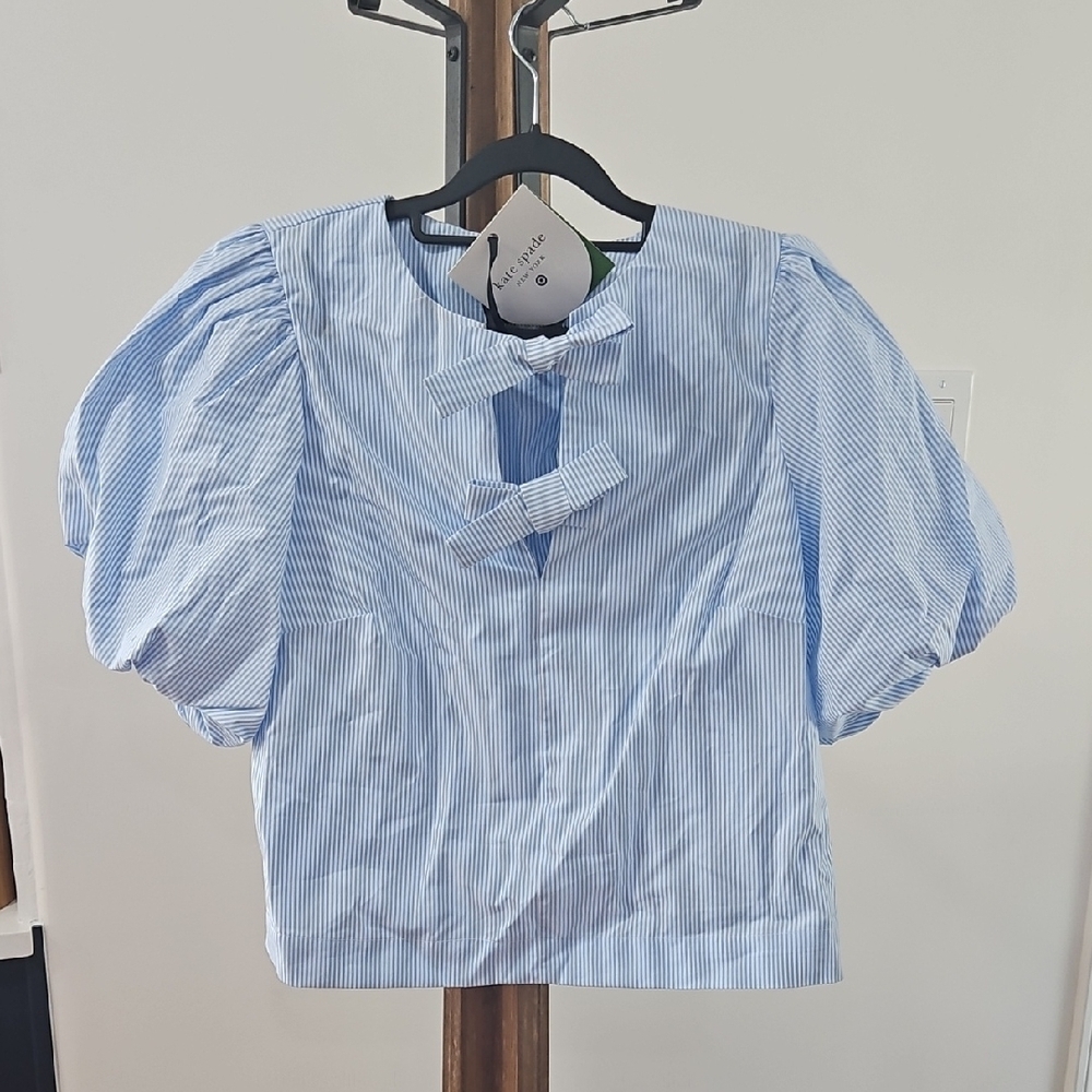 New Kate Spade X Target Puff Sleeve Blouse